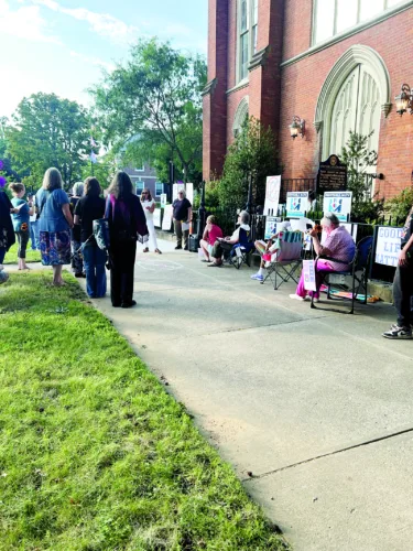 Indivisible MOV holds vigil for those killed by ICE